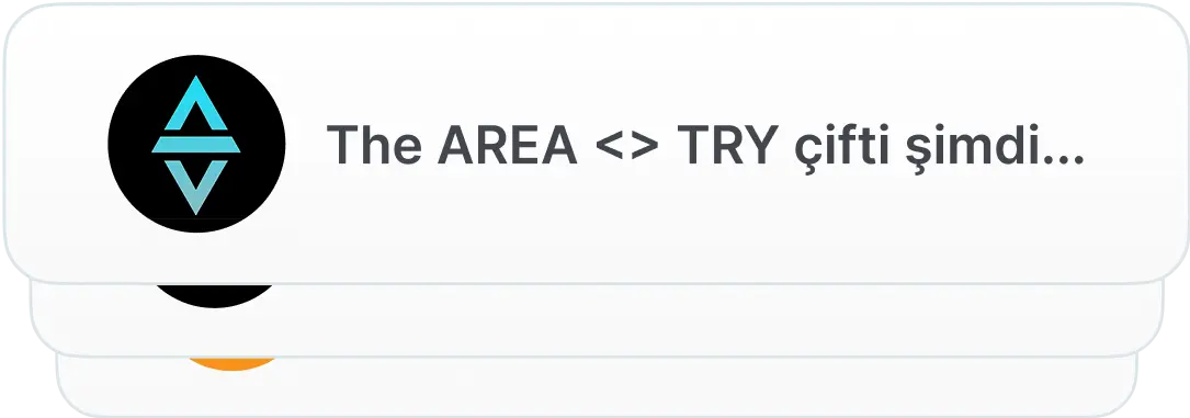 AREA <> TRY Paritesi Açıldı